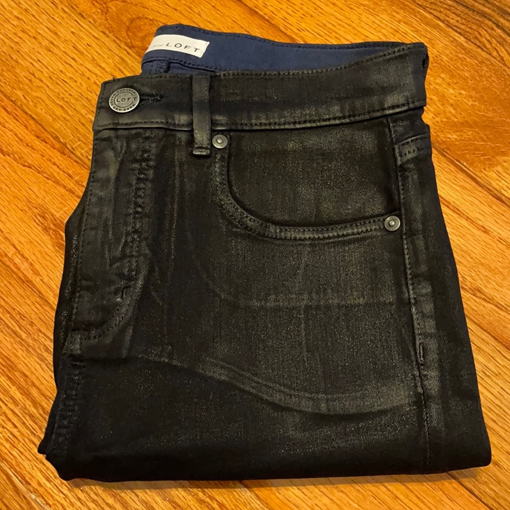 Awesome LOFT Skinny Jeans Dark Blue - Picture 8 of 9
